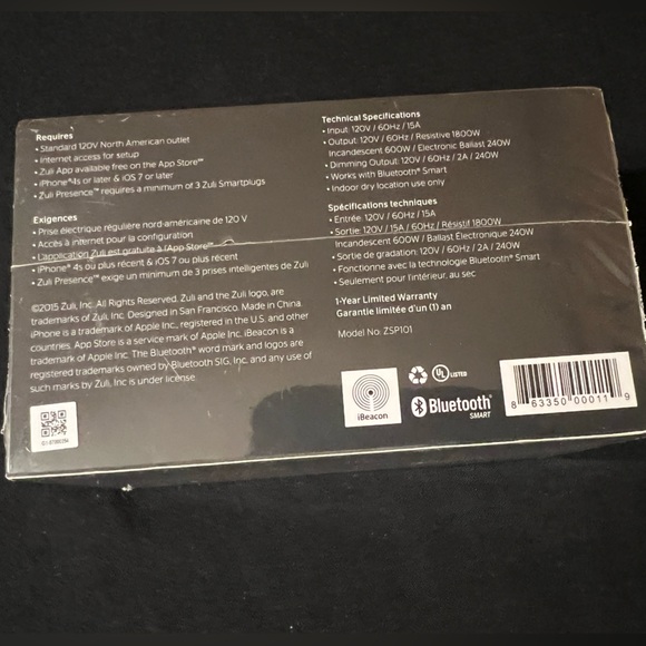 ZULI Bluetooth smart plug.🔌 - Picture 2 of 3